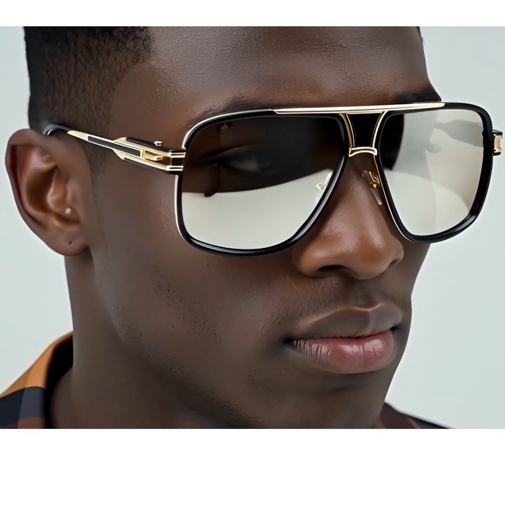 Aviator Sunglasses Square Frame Women Silver Lens Fashion Shades Lentes‎ Gafas